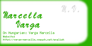 marcella varga business card